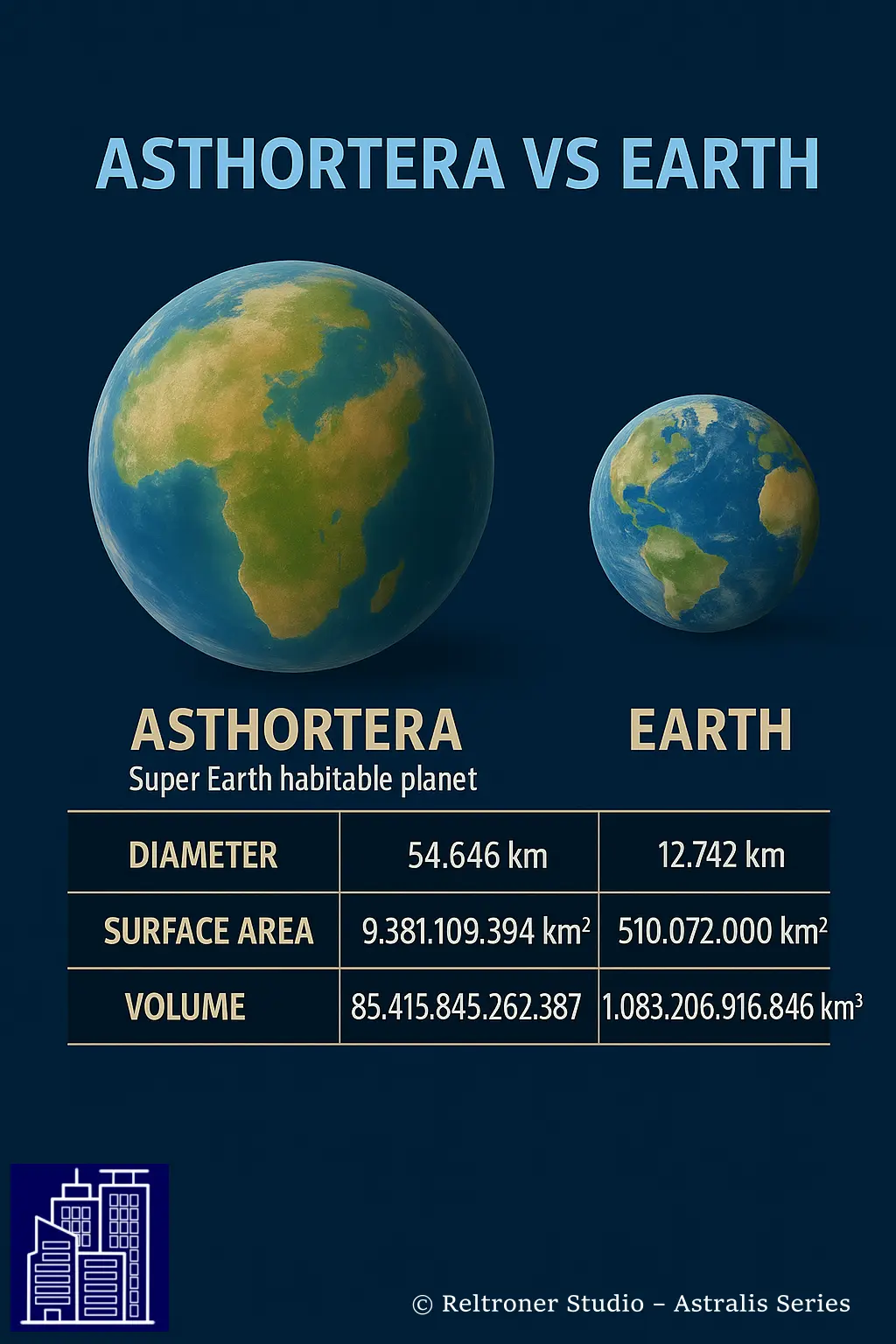 🌍 Asthortera vs Earth: Planetary Comparison