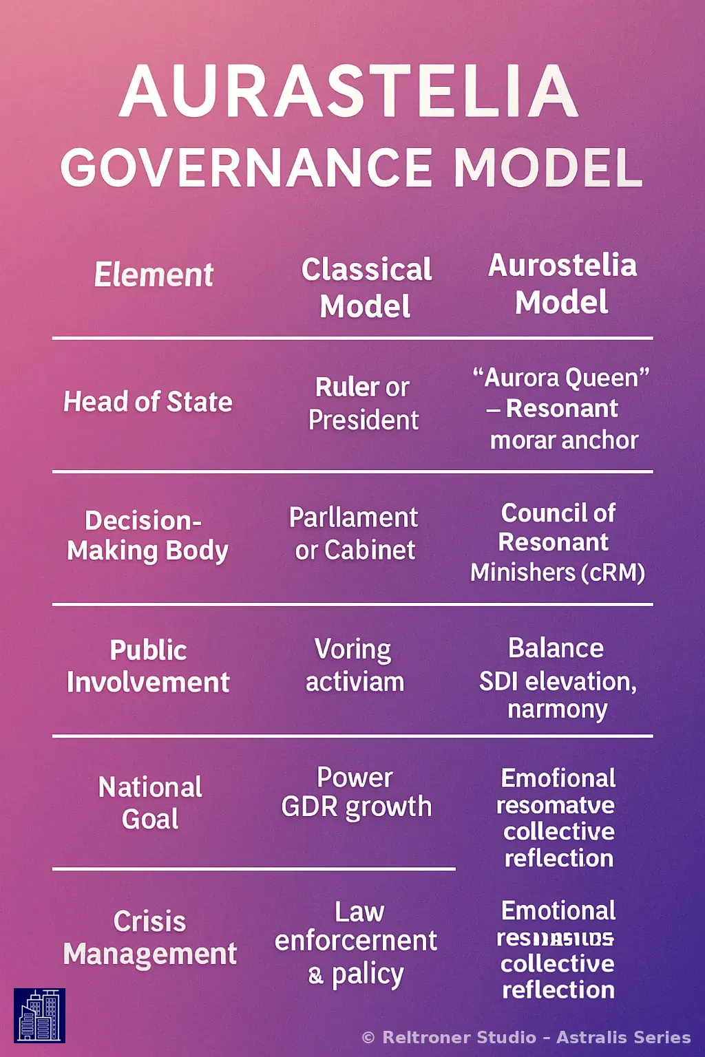 Aurastelia Governance Model