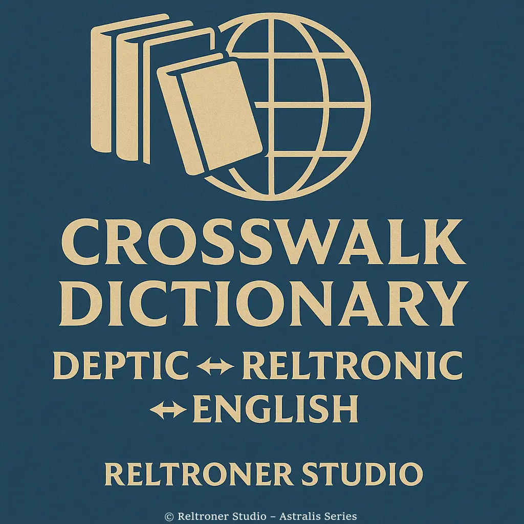 Crosswalk Dictionary: Deptic ↔ Reltronic ↔ English
