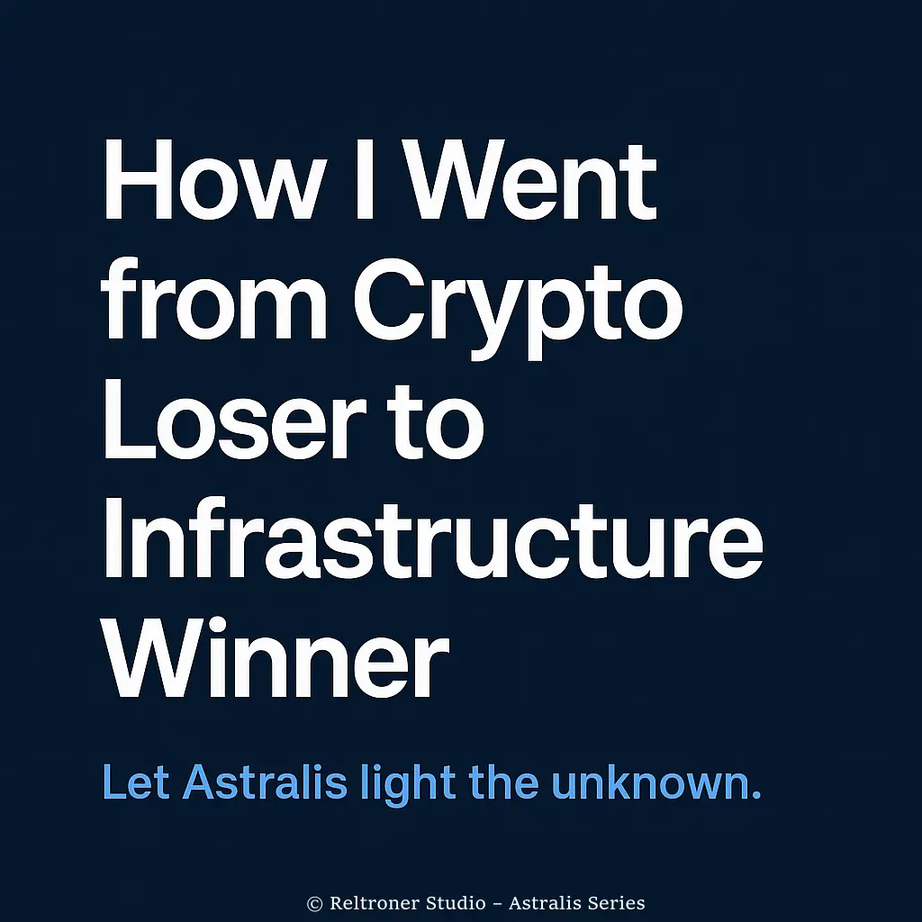 How I Went from Crypto Loser to Infrastructure Winner