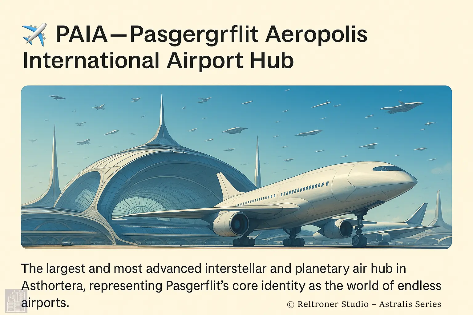 ✈️ PAIA — Pasgerflit Aeropolis International Airport Hub