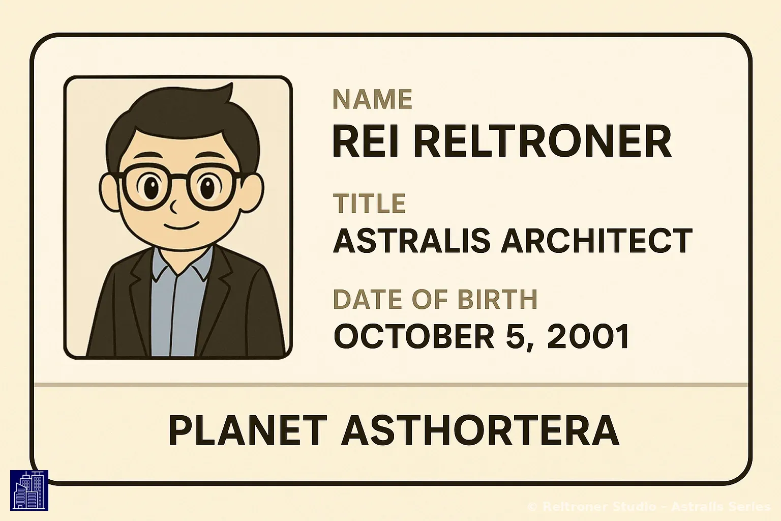 Public Identity Declaration of Rei Reltroner